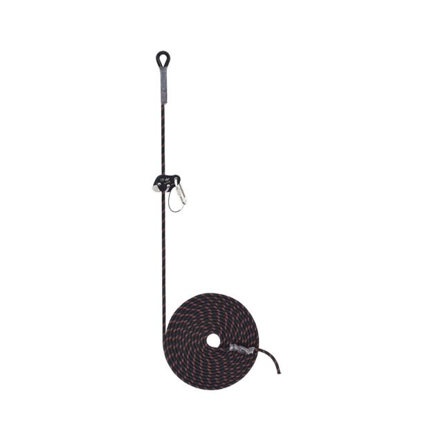 Guided Type Fall Arrester System on Flexible Anchorage Line