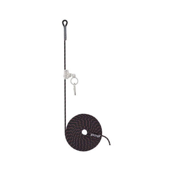 Guided Type Fall Arrester System on Flexible Anchorage Line